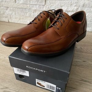 NEW Rockport Slayter bike toe Oxford dress shoes